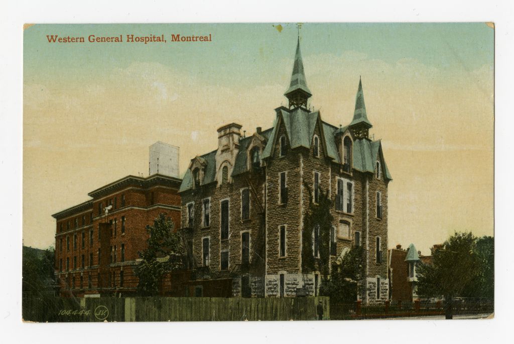 Western General Hospital, Montreal, the Valentine & Sons Publishing Co., BAnQ.