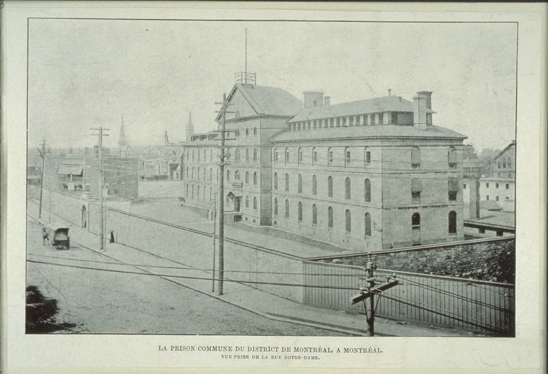 Prison de Montréal, Albums Massicotte, c.1900, BAnQ.