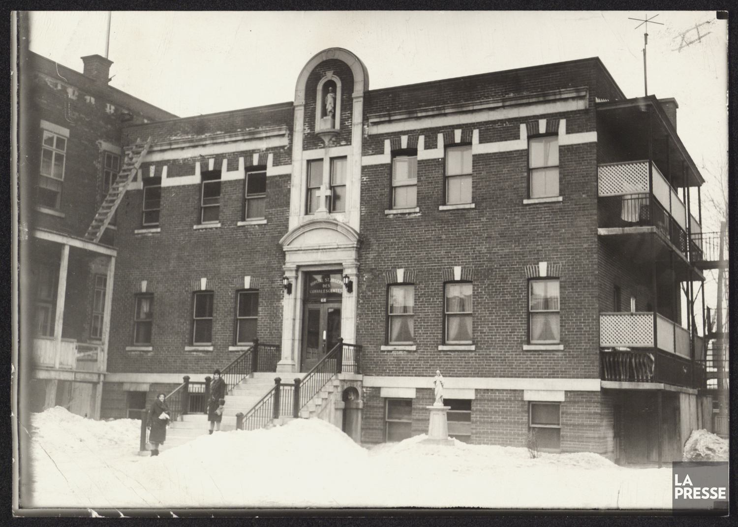 Hôpital Saint-Joseph des Convalescentes, Montréal, 27 février 1931, Fonds La Presse, BAnQ.