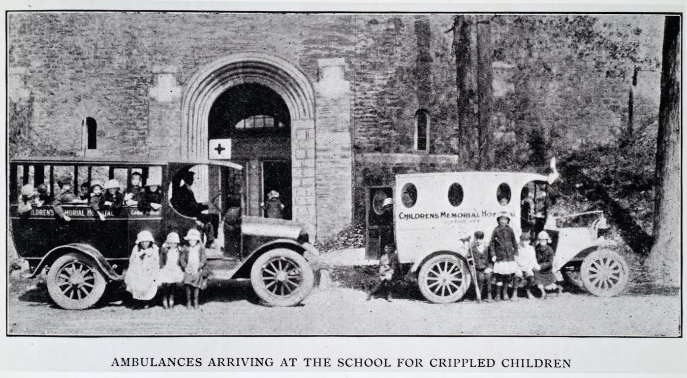 School for Crippled Children circa 1920, Archives du Centre universitaire de santé McGill.